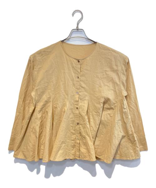 SLOBE IENA（スローブ イエナ）SLOBE IENA (スローブ イエナ) パネルフレアーブラウス ベージュ サイズ:Freeの古着・服飾アイテム