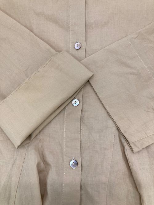 SLOBE IENA（スローブ イエナ）SLOBE IENA (スローブ イエナ) パネルフレアーブラウス ベージュ サイズ:Freeの古着・服飾アイテム