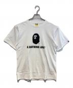 A BATHING APEア ベイシング エイプ）の古着「プリントカットソー」｜ホワイト