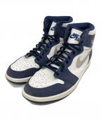 NIKEナイキ）の古着「AIR JORDAN 1 RETRO HIGH OG CO.JP」｜ホワイト×ネイビー