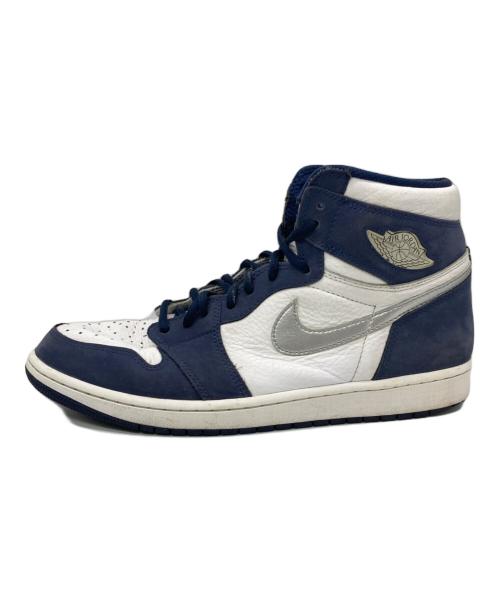 NIKE（ナイキ）NIKE (ナイキ) AIR JORDAN 1 RETRO HIGH OG CO.JP ホワイト×ネイビー サイズ:29cmの古着・服飾アイテム