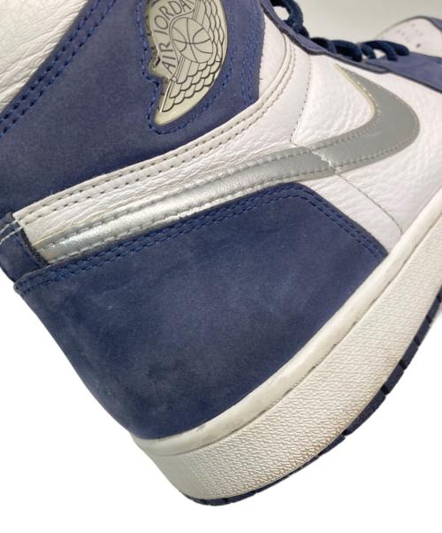 NIKE（ナイキ）NIKE (ナイキ) AIR JORDAN 1 RETRO HIGH OG CO.JP ホワイト×ネイビー サイズ:29cmの古着・服飾アイテム