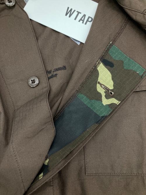 WTAPS（ダブルタップス）WTAPS (ダブルタップス) JMOD 01 LS COTTON RIPSTOP ブラウン サイズ:04の古着・服飾アイテム
