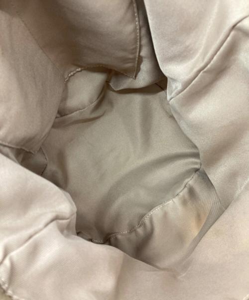 Papillonner（パピヨネ）Papillonner (パピヨネ) バケツトートレザーバッグ ベージュの古着・服飾アイテム