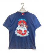 Coca Colaコカコーラ）の古着「［古着］プリントカットソー」｜ネイビー