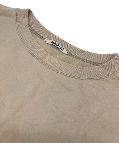 AURALEE（オーラリー）AURALEE (オーラリー) SUPER HIGH GAUGE SWEAT BIG P/O ベージュ サイズ:4の古着・服飾アイテム