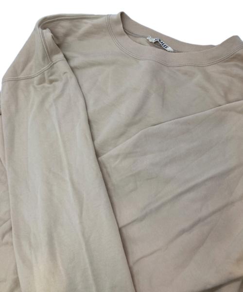 AURALEE（オーラリー）AURALEE (オーラリー) SUPER HIGH GAUGE SWEAT BIG P/O ベージュ サイズ:4の古着・服飾アイテム