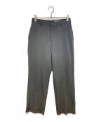 AURALEEオーラリー）の古着「LIGHT WOOL MAX GABARDINE SLACKS」｜チャコールグレー