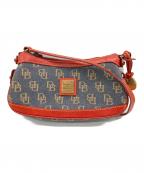 DOONEY&BOURKEドゥーニーアンドバーク）の古着「ワンショルダーバッグ」｜レッド×インディゴ