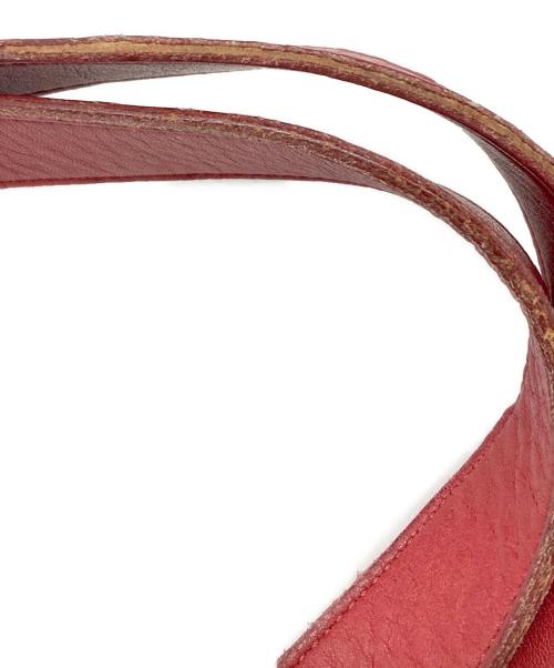 COACH（コーチ）COACH (コーチ) レザートートバッグ レッドの古着・服飾アイテム