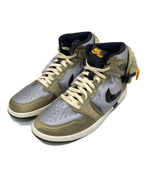 NIKE（ナイキ）NIKE (ナイキ) AIR JORDAN 1 UTILITY オリーブ×グレー サイズ:29cmの古着・服飾アイテム