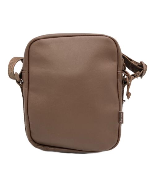 SUPREME（シュプリーム）SUPREME (シュプリーム) Leather Shoulder Bag ブラウンの古着・服飾アイテム