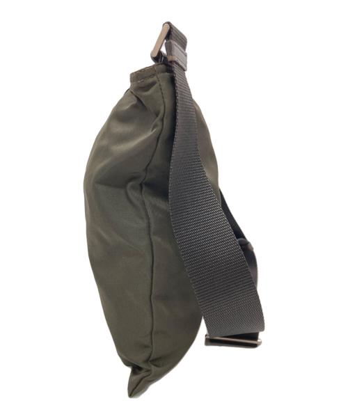 PRADA（プラダ）PRADA (プラダ) ナイロンショルダーバッグ カーキの古着・服飾アイテム