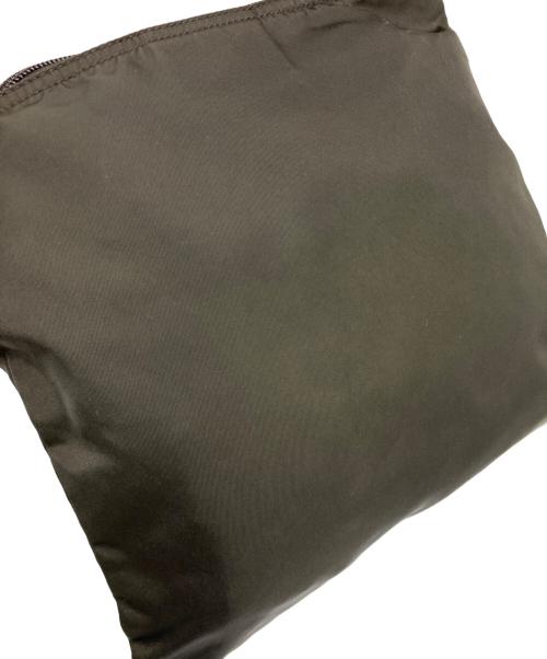 PRADA（プラダ）PRADA (プラダ) ナイロンショルダーバッグ カーキの古着・服飾アイテム