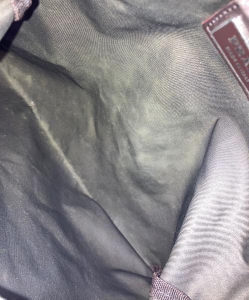 PRADA（プラダ）PRADA (プラダ) ナイロンショルダーバッグ カーキの古着・服飾アイテム