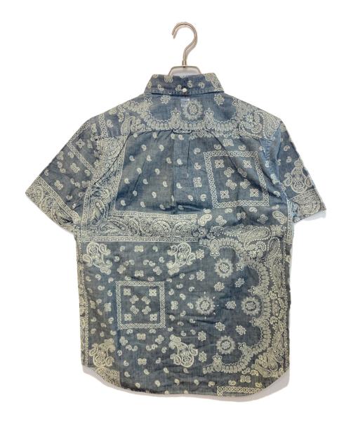 RALPH LAUREN（ラルフローレン）RALPH LAUREN (ラルフローレン) ペイズリープルオーバーシャツ インディゴ×ホワイト サイズ:Sの古着・服飾アイテム