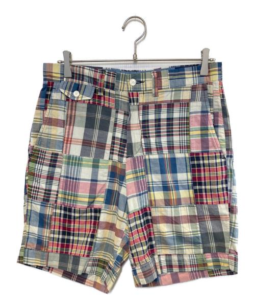 POLO RALPH LAUREN（ポロ・ラルフローレン）POLO RALPH LAUREN (ポロ・ラルフローレン) パッチワークハーフパンツ マルチカラー サイズ:29 未使用品の古着・服飾アイテム
