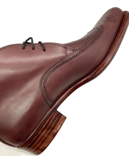 AUTHENTIC SHOE&Co.（オーセンティック シュー＆コー）AUTHENTIC SHOE&Co. (オーセンティック シュー＆コー) レースアップブーツ ブラウン サイズ:6の古着・服飾アイテム