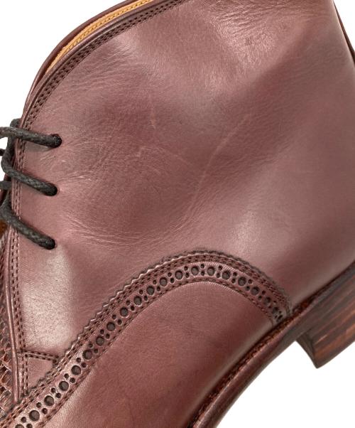 AUTHENTIC SHOE&Co.（オーセンティック シュー＆コー）AUTHENTIC SHOE&Co. (オーセンティック シュー＆コー) レースアップブーツ ブラウン サイズ:6の古着・服飾アイテム