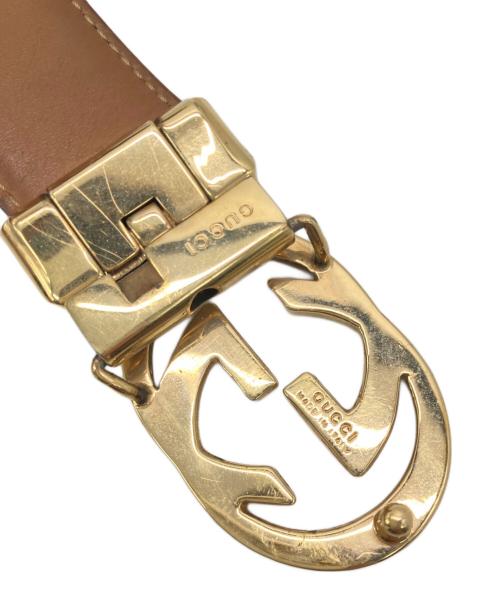 GUCCI（グッチ）GUCCI (グッチ) インターロッキングG ベルト ブラックの古着・服飾アイテム