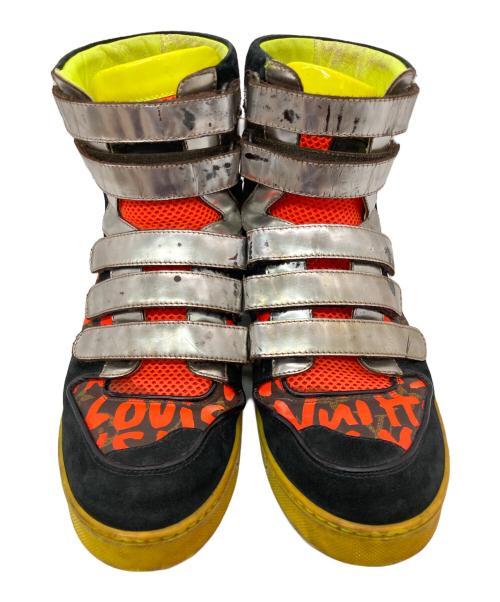 LOUIS VUITTON（ルイ ヴィトン）LOUIS VUITTON (ルイ ヴィトン) モノグラムグラフィティベルクロハイカットスニーカー マルチカラー サイズ:7 1/2の古着・服飾アイテム