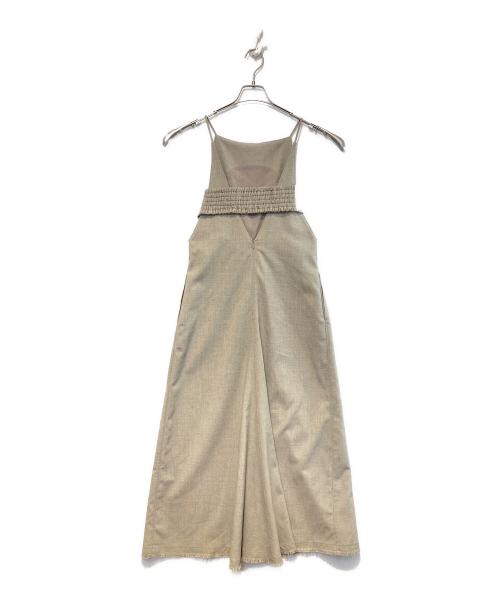 MIESROHE（ミースロエ）MIESROHE (ミースロエ) オープンサマーワンピース ベージュ サイズ:1 未使用品の古着・服飾アイテム