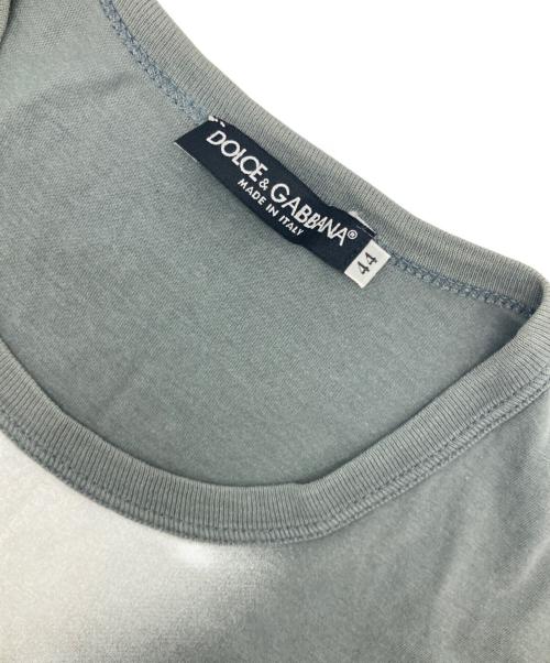 DOLCE & GABBANA（ドルチェ＆ガッバーナ）DOLCE & GABBANA (ドルチェ＆ガッバーナ) プリントTシャツ グレー サイズ:44の古着・服飾アイテム
