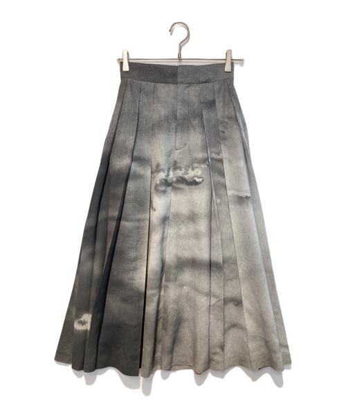 HARE（ハレ）HARE (ハレ) CHiNPAN (チンパン) ハカマプリーツスカート グレー×ブラック サイズ:FREEの古着・服飾アイテム