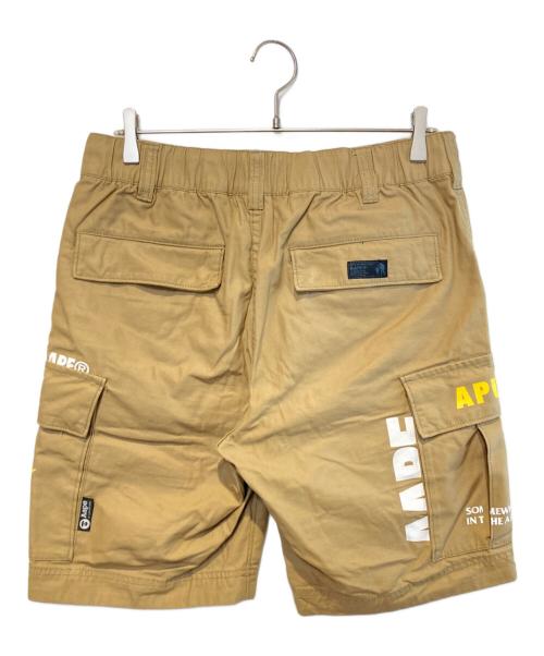 Aape BY A BATHING APE（エーエイプ バイ アベイシングエイプ）Aape BY A BATHING APE (エーエイプ バイ アベイシングエイプ) カーゴハーフパンツ ベージュ サイズ:Sの古着・服飾アイテム