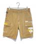 Aape BY A BATHING APE（エーエイプ バイ アベイシングエイプ）の古着「カーゴハーフパンツ」｜ベージュ
