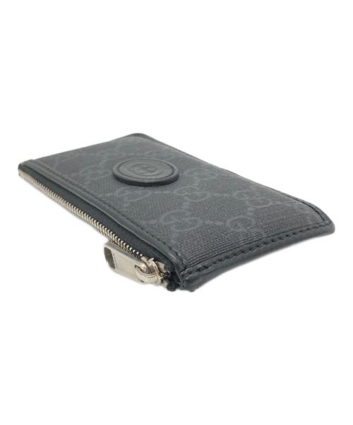 GUCCI（グッチ）GUCCI (グッチ) コインケース付きカードケース ブラックの古着・服飾アイテム