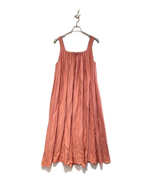 BABYLONE（バビロン）BABYLONE (バビロン) ロングフレアワンピース ピンク サイズ:FREEの古着・服飾アイテム