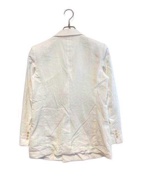 Whim Gazette（ウィムガゼット）Whim Gazette (ウィムガゼット) テーラードジャケット ホワイト サイズ:Freeの古着・服飾アイテム