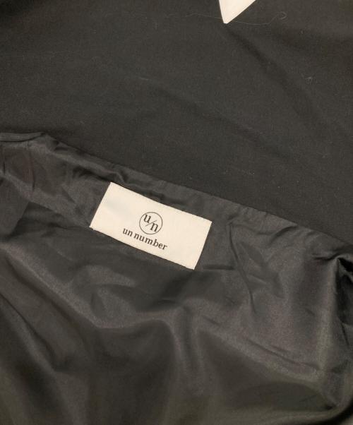 un number（アンナンバー）un number (アンナンバー) W/R撥水ブルゾンコート ブラック サイズ:Mの古着・服飾アイテム