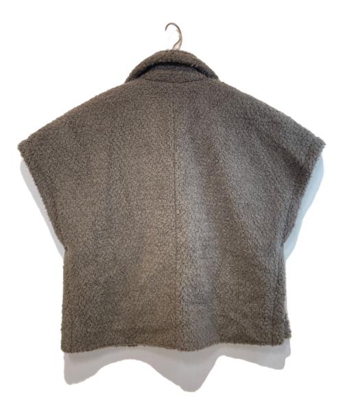 journal standard L'essage（ジャーナルスタンダード レサージュ）journal standard L'essage (ジャーナルスタンダード レサージュ) ボアベスト グレー サイズ:FREEの古着・服飾アイテム