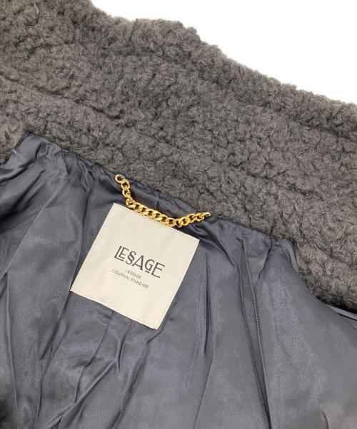 journal standard L'essage（ジャーナルスタンダード レサージュ）journal standard L'essage (ジャーナルスタンダード レサージュ) ボアベスト グレー サイズ:FREEの古着・服飾アイテム