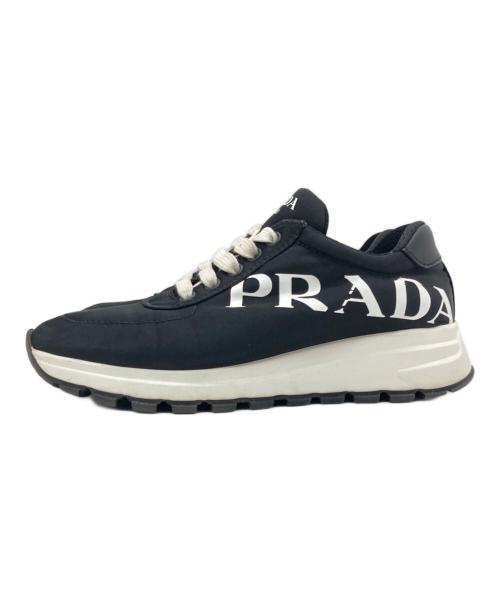 PRADA（プラダ）PRADA (プラダ) ナイロンスニーカー ブラック サイズ:36の古着・服飾アイテム