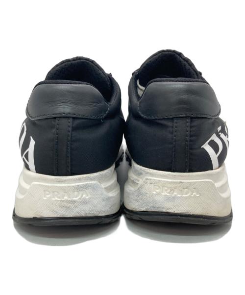 PRADA（プラダ）PRADA (プラダ) ナイロンスニーカー ブラック サイズ:36の古着・服飾アイテム