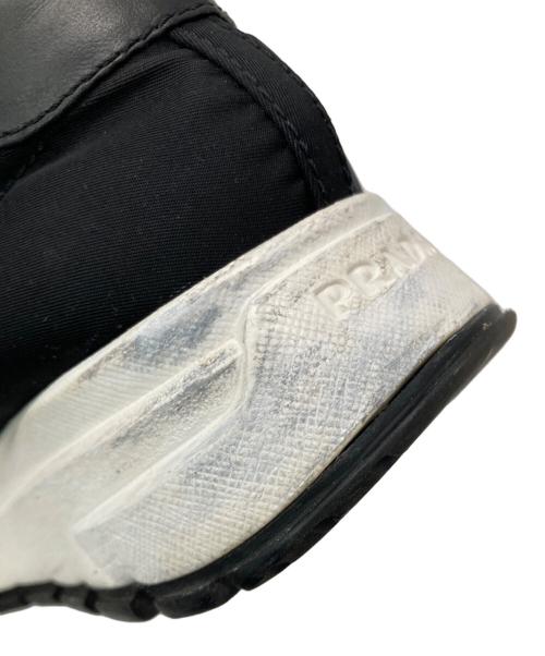 PRADA（プラダ）PRADA (プラダ) ナイロンスニーカー ブラック サイズ:36の古着・服飾アイテム