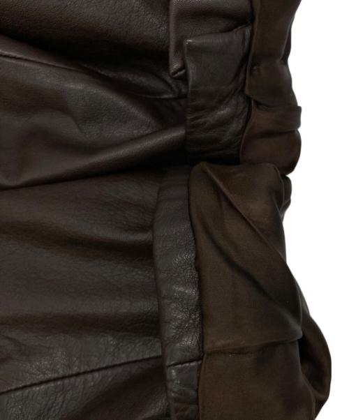 GAP（ギャップ）GAP (ギャップ) レザー3Bジャケット ブラウン サイズ:Sの古着・服飾アイテム