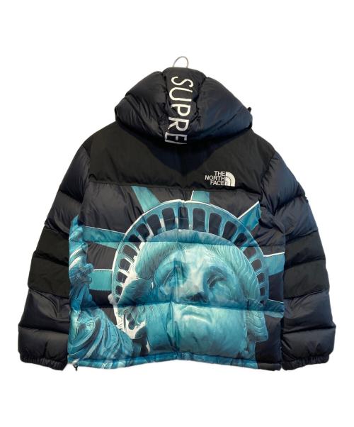 THE NORTH FACE（ザ ノース フェイス）THE NORTH FACE (ザ ノース フェイス) SUPREME (シュプリーム) Statue of Liberty Baltoro Jacket ブラック×ブルー サイズ:Sの古着・服飾アイテム