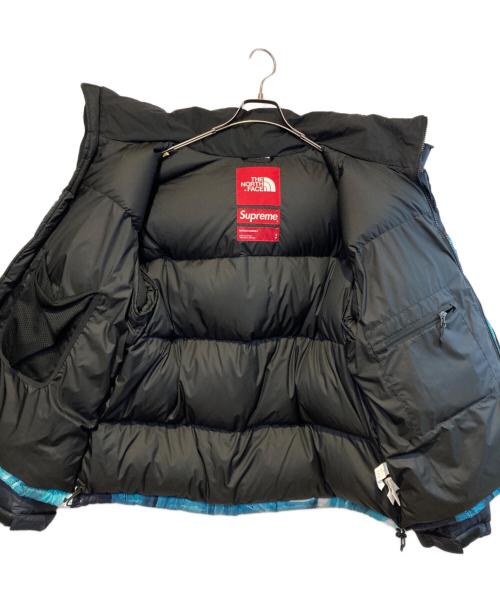 THE NORTH FACE（ザ ノース フェイス）THE NORTH FACE (ザ ノース フェイス) SUPREME (シュプリーム) Statue of Liberty Baltoro Jacket ブラック×ブルー サイズ:Sの古着・服飾アイテム