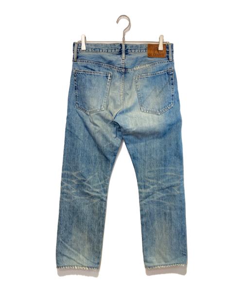 Hysteric Glamour（ヒステリックグラマー）Hysteric Glamour (ヒステリックグラマー) クラッシュリペアスタッズデニムパンツ インディゴ サイズ:30の古着・服飾アイテム