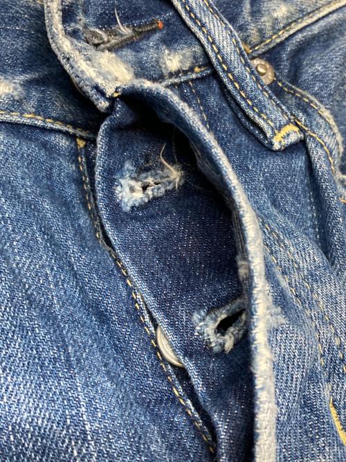 Hysteric Glamour（ヒステリックグラマー）Hysteric Glamour (ヒステリックグラマー) クラッシュリペアデニムパンツ インディゴ サイズ:28の古着・服飾アイテム