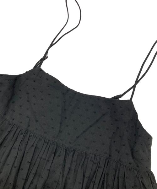 SLOBE IENA（スローブ イエナ）SLOBE IENA (スローブ イエナ) エアリーギャザーキャミワンピースセット ブラック サイズ:Freeの古着・服飾アイテム