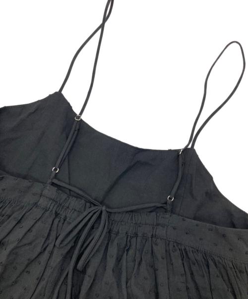 SLOBE IENA（スローブ イエナ）SLOBE IENA (スローブ イエナ) エアリーギャザーキャミワンピースセット ブラック サイズ:Freeの古着・服飾アイテム