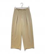 SLOBE IENAスローブ イエナ）の古着「ツイルダブルクロスパンツ」｜ベージュ