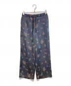 SLOBE IENAスローブ イエナ）の古着「マルゴーflowerイージーパンツ」｜ネイビー