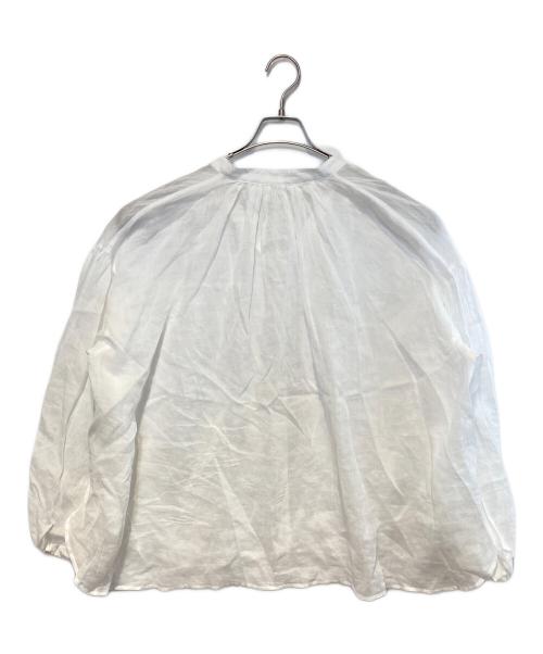 SLOBE IENA（スローブ イエナ）SLOBE IENA (スローブ イエナ) ラミースキッパーシャツ ホワイト サイズ:Freeの古着・服飾アイテム