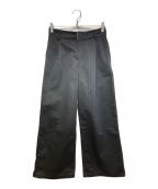 SLOBE IENAスローブ イエナ）の古着「チノタックワイドパンツ」｜ブラック